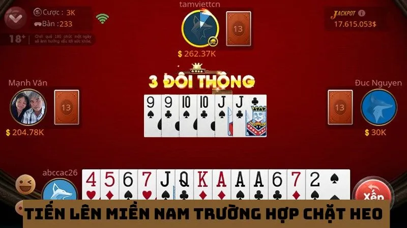 Tiến lên miền Nam chặt heo apk: Tải game nhanh chơi thả phanh 5 Trường hợp chặt heo trong tiến lên miền Nam apk